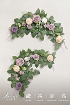 2ft Artificial Flowers Garland, Lilac & Gold, alternate view 5