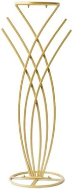 2FT Tall Gold Metal Mermaid Tail Flower Frame Table Centerpiece, Wedding Floral Display Stand in Type 2, alternate view 7