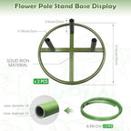2Pack 19.69Ft Giant Flower Stand Green Flexible Pipe for Decoration Flower Pole Display Stand Large Diameter PVC, alternate