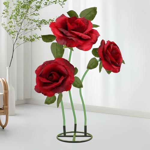 2Pack 19.69Ft Giant Flower Stand Green Flexible Pipe for Decoration Flower Pole Display Stand Large Diameter PVC, alternate