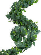 2Pack Artificial Ivy Artificial Vines Artificial Plants 12FT Fake Hanging Plants Silk for Garden Terrace Beach