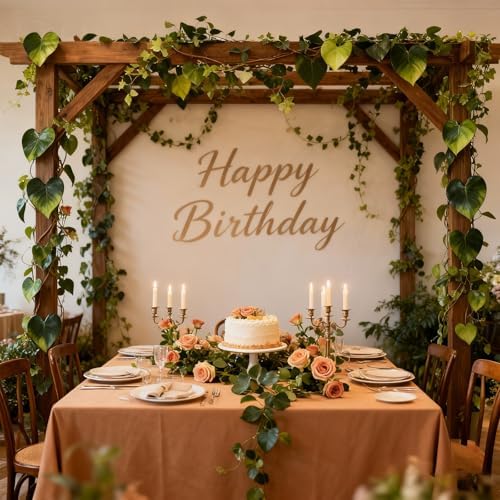 2Pack Artificial Ivy Artificial Vines Artificial Plants 12FT Fake Hanging Plants Silk for Garden Terrace Beach, alternate