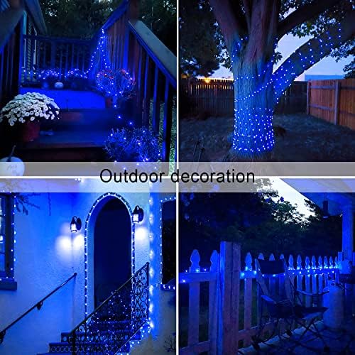 2Pack Blue Fairy Lights Battery Operated with Remote for Christmas, alternate view 7