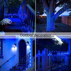 2Pack Blue Fairy Lights Battery Operated with Remote for Christmas, alternate view 7