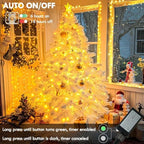 2Pack Connectable 480LED 176FT String Lights, Christmas Lights Warm White, alternate view 5
