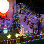 2Pack Multicolor Fairy Lights Battery Operated, Total 400LED 132ft, alternate view 6