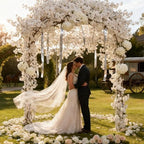 2PC 11.8FT White Cherry Blossom Flowers Garland for Decoration, alternate view 5