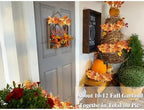 2Pcs 13FT Artificial Fall Leaves Garland for Thanksgiving Decor, alternate view 5