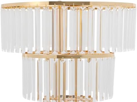 2PCS 4-Tier Gold Crystal Flower Stand for for Wedding(Round Base), alternate view 5