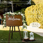 2Pcs 6.5FT Fake Floral Greenery Garland for Backdrop Wedding Decor, alternate view 3