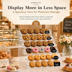 2Pcs 6-Tier Acrylic Cookie Display Stand, Clear Tiered Tiered Dessert Stand, alternate view 4