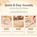 2Pcs 6-Tier Acrylic Cookie Display Stand, Clear Tiered Tiered Dessert Stand, alternate view 5