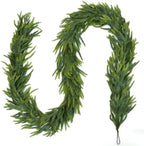 2Pcs 6Ft Christmas Garlands, Real Touch Norfolk Pine Garland, Christmas Decor in Green, alternate view 3