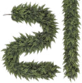 2PCS 9FT Christmas Garland, Encrypting Real Touch Cedar Garland