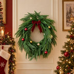 2Pcs 9FT Norfolk Pine Garlands for Christmas Decorations Indoor, alternate view 5