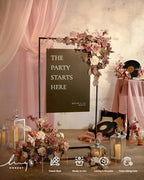 2PCS Artificial Floral Swags, Dusty Rose & Mauve, alternate view 6