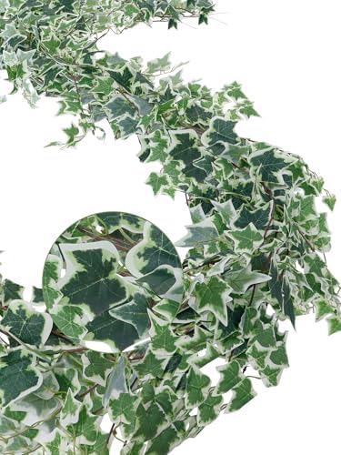 2pcs Artificial Ivy Artificial Vines Artificial Plants 71 Inch Fake Hanging Plants Silk for Garden Terrace Beach