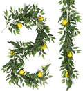 2Pcs Artificial Ivy Vines with Lemon&Willow&Eucalyptus&Fern 5.9Ft