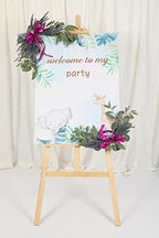 2pcs Artificial Wedding Arch Flowers for Wedding Sign, Floral Swag Dusty Decor for Reception Ceremony Backdrop, alternate