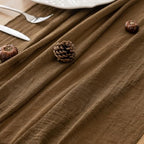 2Pcs Coffee Cheesecloth Table Runner 120 Inches for Party Home Decor, alternate view 3