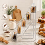 2Pcs Cookie Display Stand, 5-Tier Cookie Display Holder for Vendors &Bakery, Acrylic Clear Cookie Stand for, alternate view 5