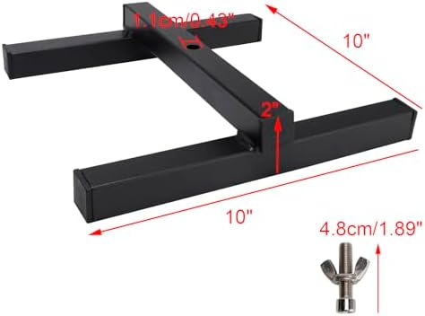 2Pcs DJ Light Stand, LED Par Can Floor Stand Pro DJ Lighting H Frame Uplighting Par38 Par56 Par64 Par Light, alternate view 6