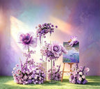 2PCS Flower Pole Display Stand Base DIY Crafts Iron Reusable Sturdy Centerpieces Large Floor Standing Flowers, alternate view