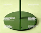 2PCS Flower Pole Display Stand Base DIY Crafts Iron Reusable Sturdy Centerpieces Large Floor Standing Flowers, alternate view