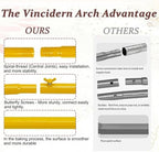 2PCS Metal Wedding Arch Backdrop Stand 6.6FT/5.9FT Balloon Arch Stand, alternate view 6