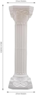 2PCS Plastic White Wedding Party Roman Pillar, Wedding Pillars, Flower Pot Columns and Pillars, Artistic Roman, alternate