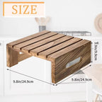 2PCS Rustic Wood Cupcake Display Riser Stand For Dessert Cupcake Buffet Cake Wedding Birthday Food Display Riser, alternate