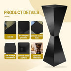 2PCS Stainless Steel Flower Vase Stand, Mirror Metal Pedestal for Table Centerpieces, Wedding & Party, alternate view 4