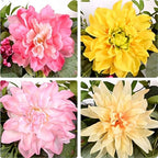 2Pcs Summer Wreaths Easter Wreath, Spring Wreaths for Front Door Outside, Large Front Door Wreath with Peony, alternate view