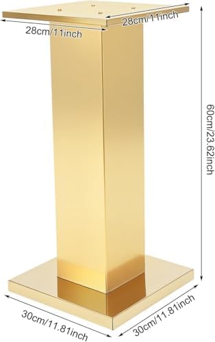 2PCS Tall Vases for Centerpieces,23.6" Stainless Steel Column Geometric Centerpieces Wedding Flower Stand Flower, alternate
