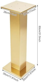 2PCS Tall Vases for Centerpieces,31.5" Stainless Steel Column Geometric Centerpieces Wedding Flower Stand Flower, alternate