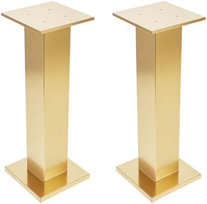 2PCS Tall Vases for Centerpieces,31.5" Stainless Steel Column Geometric Centerpieces Wedding Flower Stand Flower, alternate