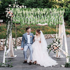 2Pcs Total 14.4FT Wisteria Artificial Flowers Garland for Decor, alternate view 7