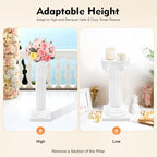 2Pcs Wedding Roman Column, Artistic Roman Column Statue Party Flowerpot Holder Wedding Event Decorative Columns, alternate