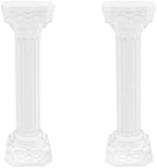 2PCS White Roman Pillar Set, flower stands for wedding