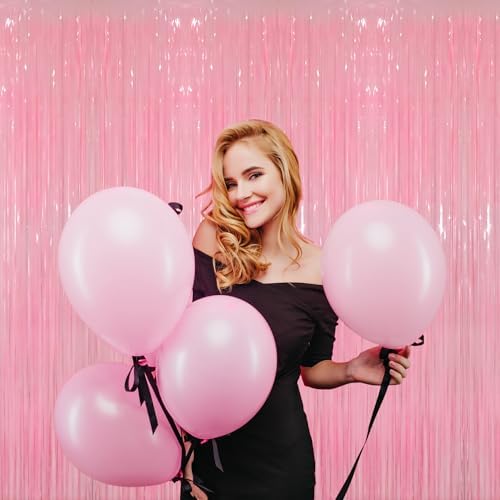 3.2 ft x 8.2 ft Foil Fringe Curtains Party Photo Backdrop Party Streamers for Birthday, Graduation, New Year Eve, alternate