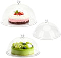 3 Acrylic Cake Domes Clear Round,8“ 10” 12“Acrylic Cake Stand for Keeping Fresh - Ideal for Cake Enthusiasts