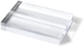 3" Clear Acrylic Stand | 10 Pack 3mm Slot Wedding Sign Holders, Perfect for Wedding, Table Number, Exhibition