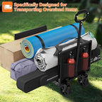 3 in 1 Wagons Carts Foldable with 360LBS Capacity, 120L Heavy Duty Collapsible Wagon, Utility Wagon Cart with, alternate view
