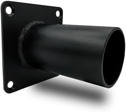 3 Inch Pier Mount Base 2 Pack, Heavy Duty Steel Post Base for 3" Round Outdoor Light Posts, Lamp Pole Mounting, alternate