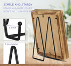 3 Pack 12 Inch Black Picture Stands Plate Stands for Display Large Book Stands Table Top Easels for Picture, alternate view 4