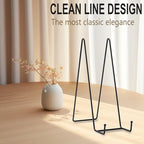 3 Pack 12 Inch Plate Stands for Display, Plate Holder Display Stand in Black, alternate view 3