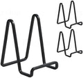 3 Pack 3 inch Metal Plate Stands for Display, Plate Holder Pictures Frame Easel Display Stand, Tabletop Picture