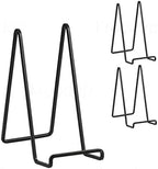 3 Pack 8 inch Metal Plate Stands for Display, Plate Holder Pictures Frame Easel Display Stand, Tabletop Picture