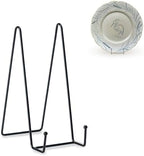 3 Pack 8 Inch Plate Stands for Display, Plate Holder Display Stand in Black