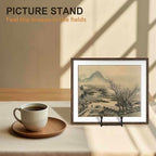 3 Pack 8 Inch Plate Stands for Display, Plate Holder Display Stand in Black, alternate view 2